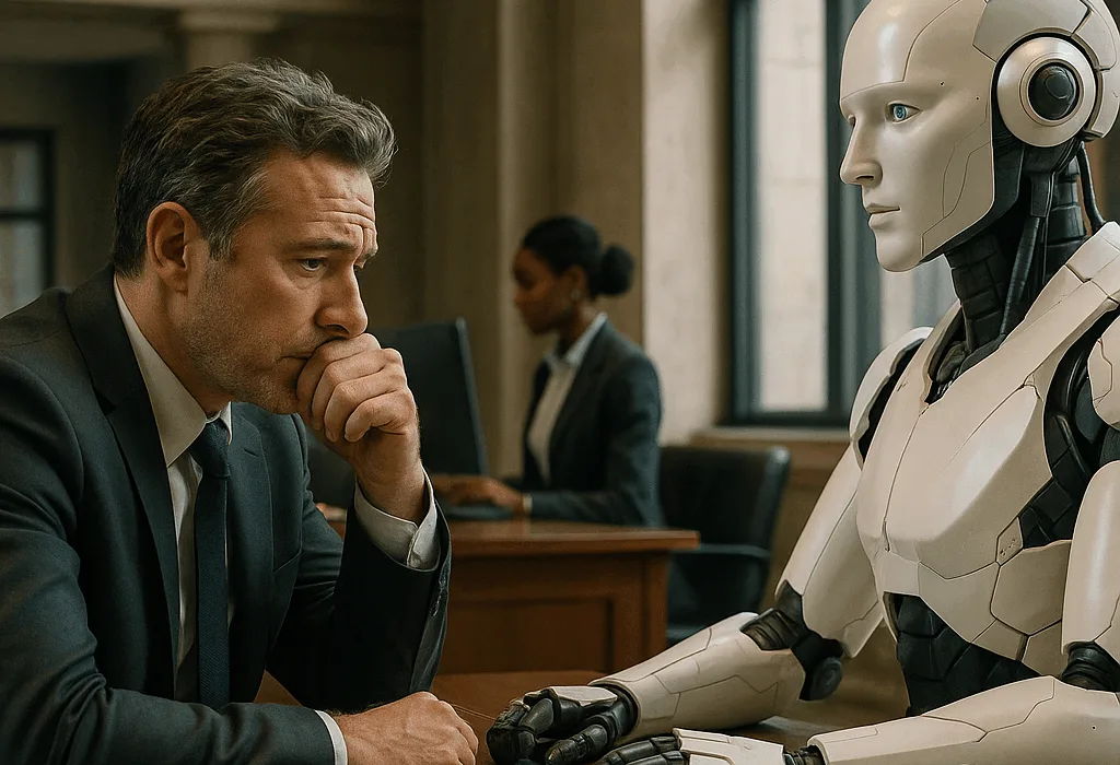 img ai in banking human workers