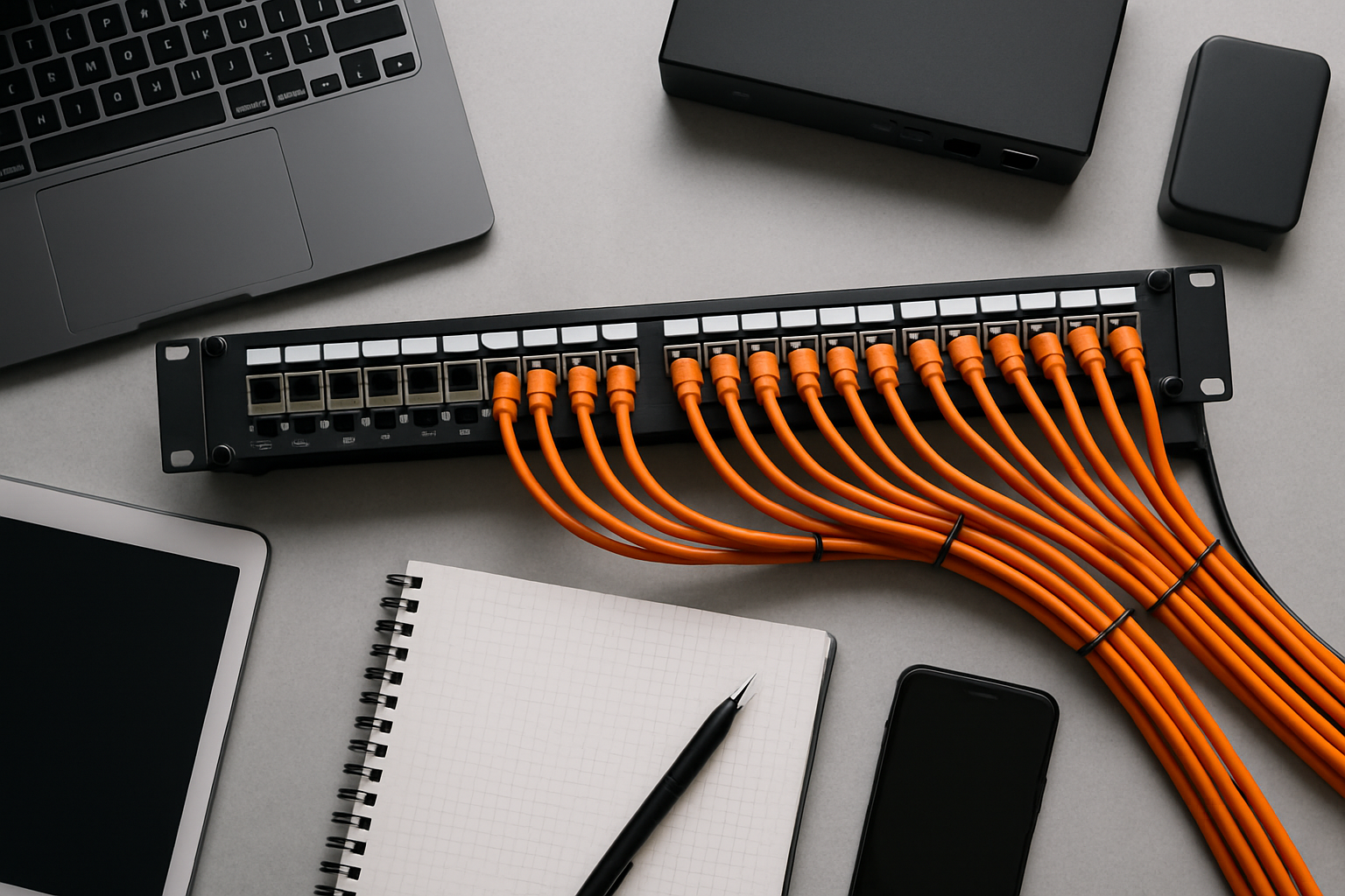 img integrating multiple devices in a compact network cabinet network cabinet design