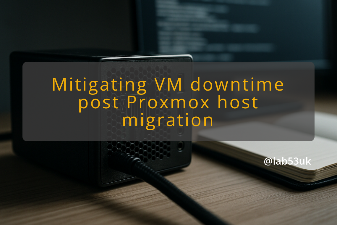 img mitigating vm downtime post proxmox host migration proxmox vm migration