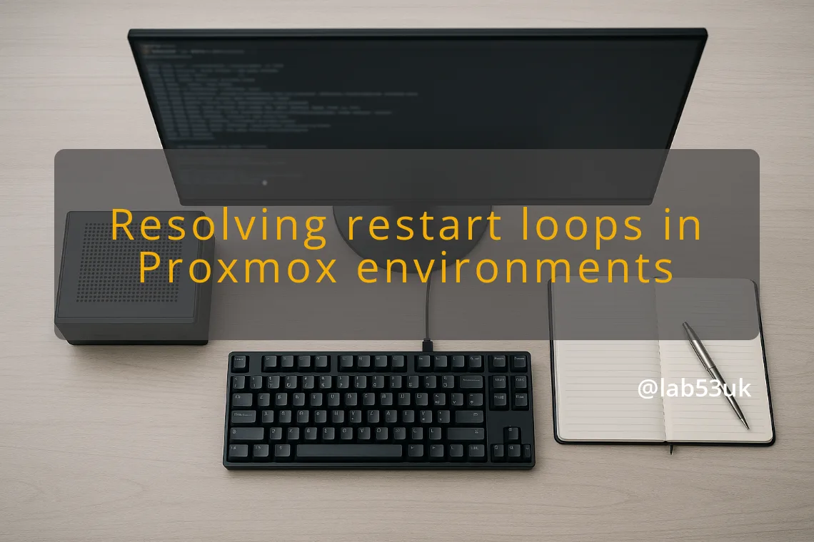 img resolving restart loops in proxmox environments proxmox crashes