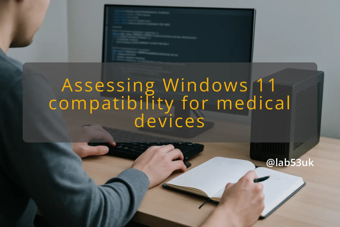 img assessing windows 11 compatibility for medical devices
