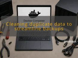 img cleaning duplicate data to streamline backups homelab storage optimisation
