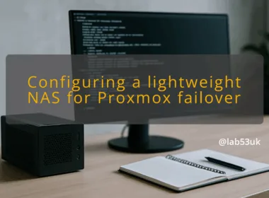 img configuring a lightweight nas for proxmox failover proxmox cluster