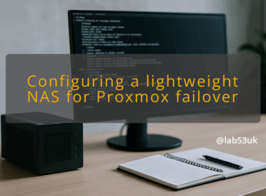 img configuring a lightweight nas for proxmox failover proxmox cluster