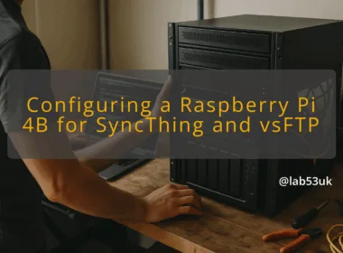 img configuring a raspberry pi 4b for syncthing and vsftp mini rack software configurations