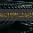 img ensuring proper routing for vlan traffic over ipsec ipsec tunnel