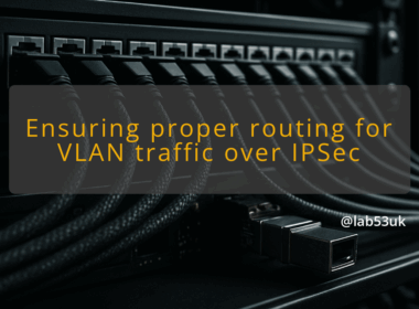 img ensuring proper routing for vlan traffic over ipsec ipsec tunnel