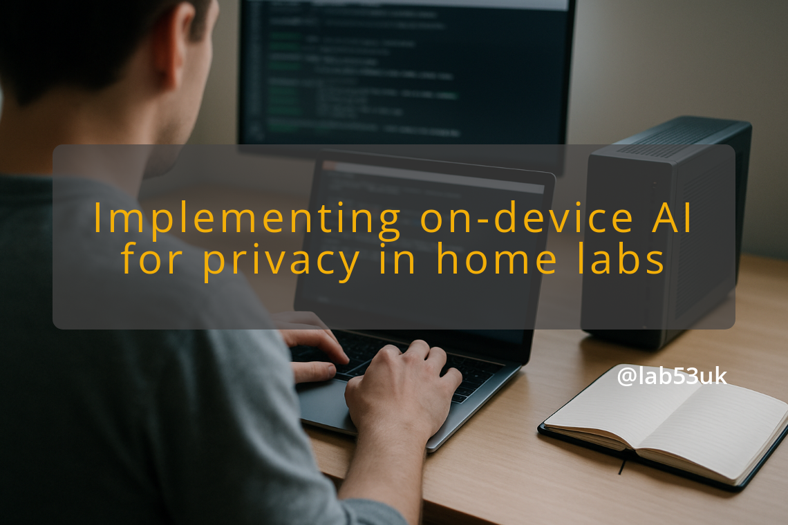 img implementing on device ai for privacy in home labs