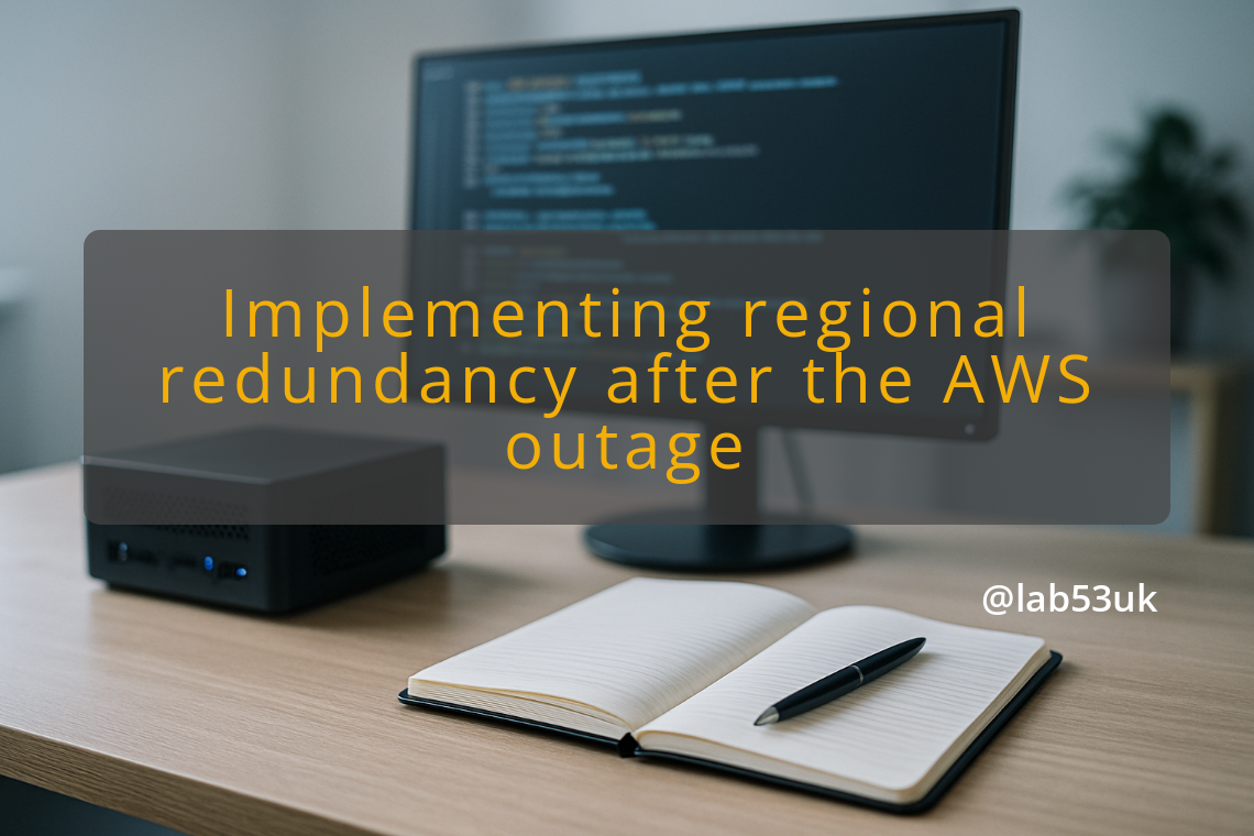 img implementing regional redundancy after the aws outage