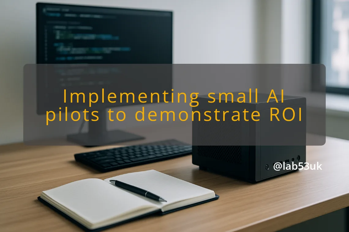 img implementing small ai pilots to demonstrate roi ai budgeting