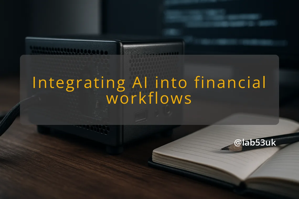 img integrating ai into financial workflows ai integrated workflows