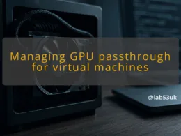 img managing gpu passthrough for virtual machines proxmox ve gpu passthrough