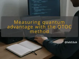 img measuring quantum advantage with the otoc method quantum computing algorithms