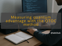 img measuring quantum advantage with the otoc method quantum computing algorithms