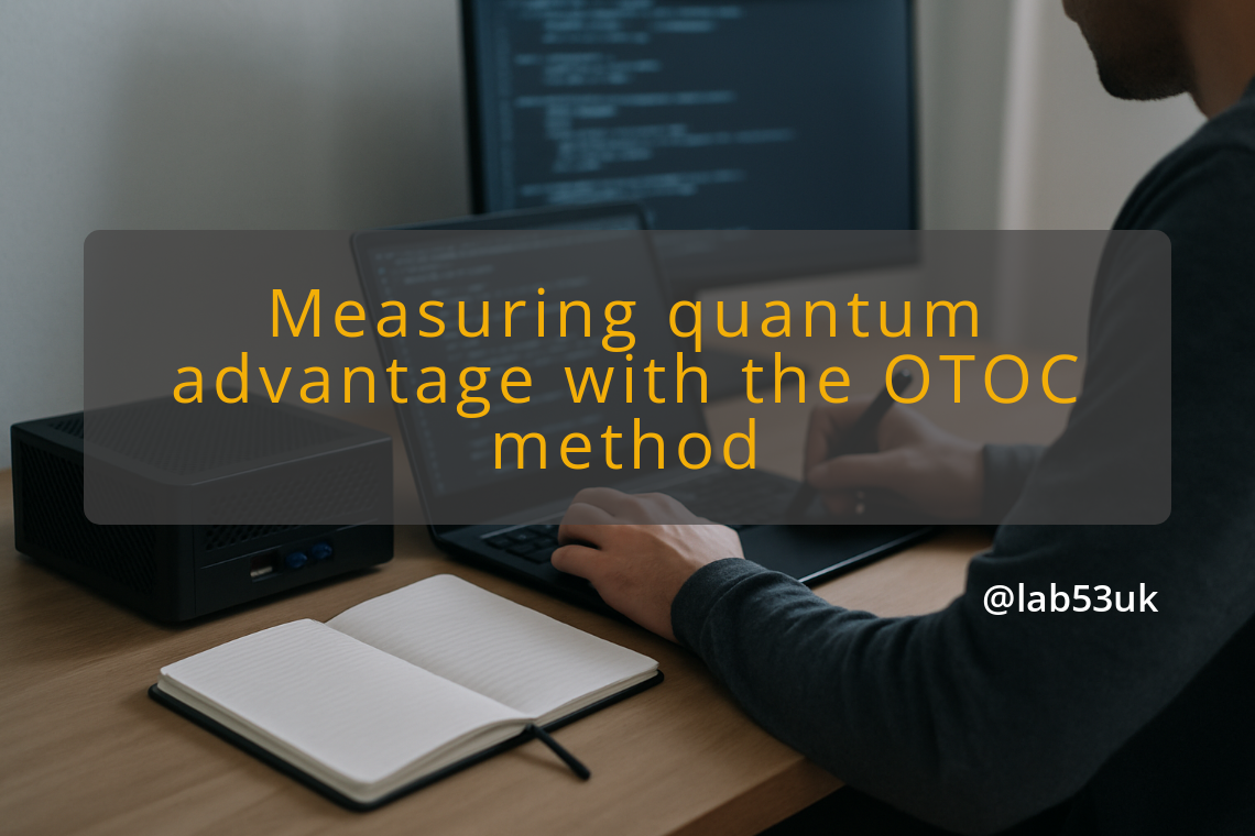 img measuring quantum advantage with the otoc method quantum computing algorithms