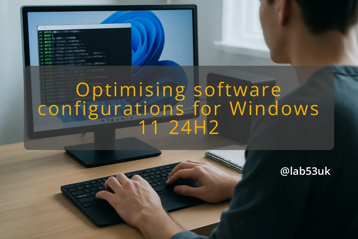 img optimising software configurations for windows 11 24h2 windows 11 insider previews