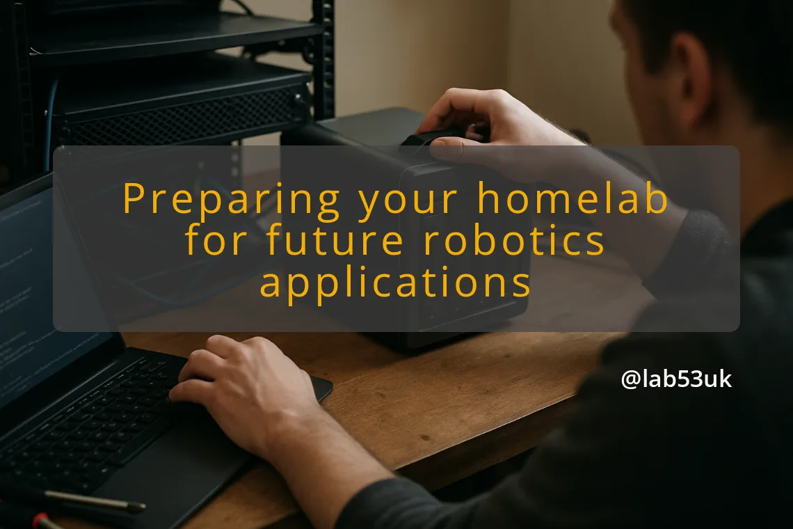 img preparing your homelab for future robotics applications homelab configuration
