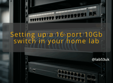 img setting up a 16 port 10gb switch in your home lab layer 2 aggregation switch