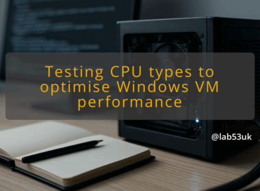 img testing cpu types to optimise windows vm performance