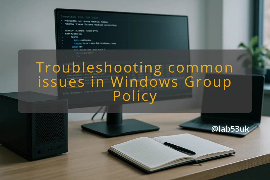 img troubleshooting common issues in windows group policy