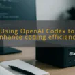 img using openai codex to enhance coding efficiency