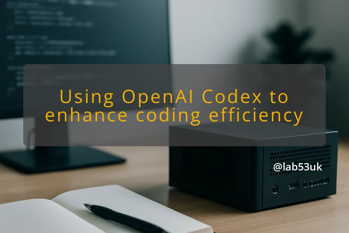img using openai codex to enhance coding efficiency