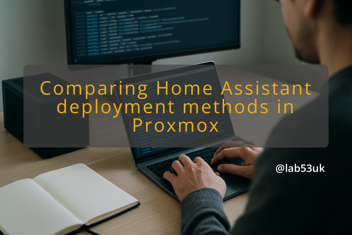 img comparing home assistant deployment methods in proxmox home assistant proxmox