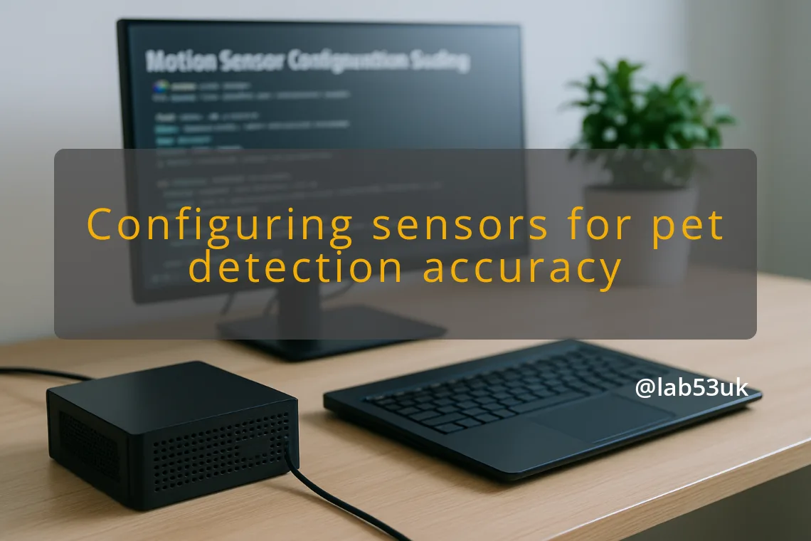 img configuring sensors for pet detection accuracy motion sensors configuration