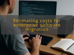 img estimating costs for enterprise software migration software management
