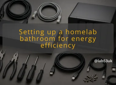 img setting up a homelab bathroom for energy efficiency homelab bathroom setup