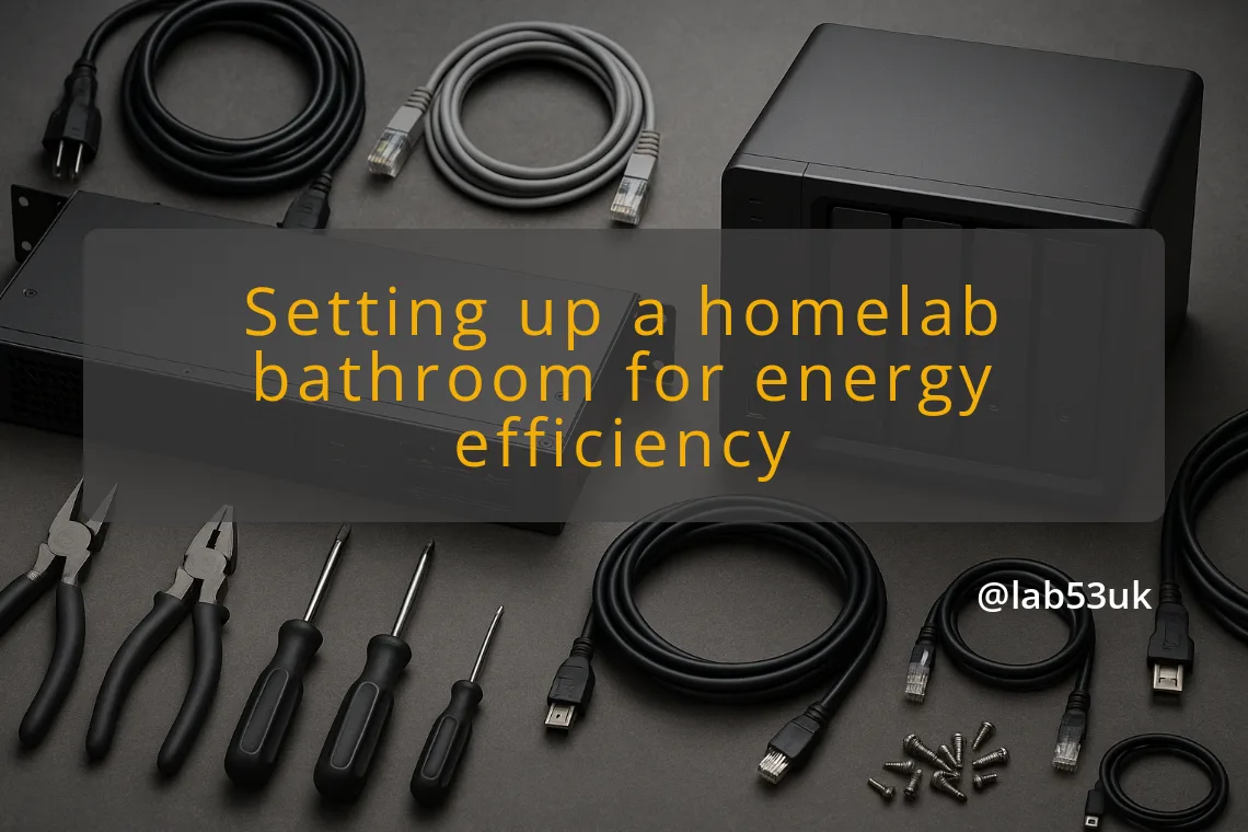 img setting up a homelab bathroom for energy efficiency homelab bathroom setup