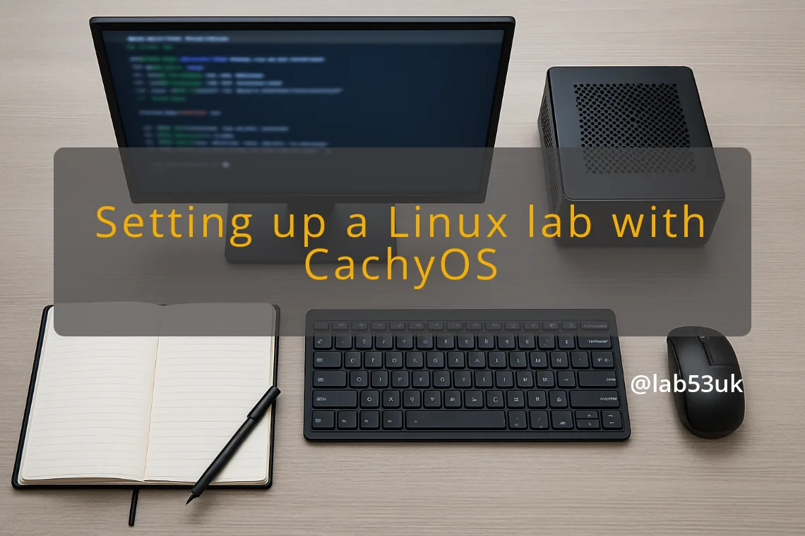 img setting up a linux lab with cachyos linux lab configuration