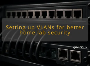 img setting up vlans for better home lab security vlan configuration