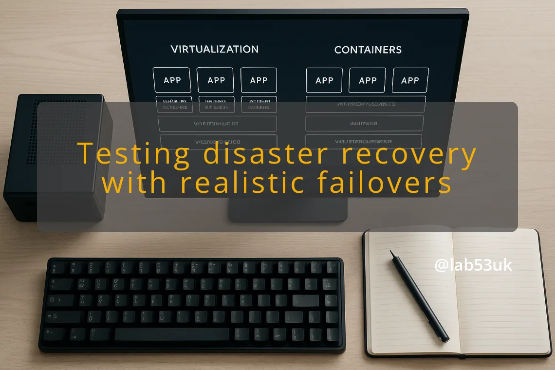 img testing disaster recovery with realistic failovers