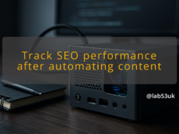 img track seo performance after automating content seo automation