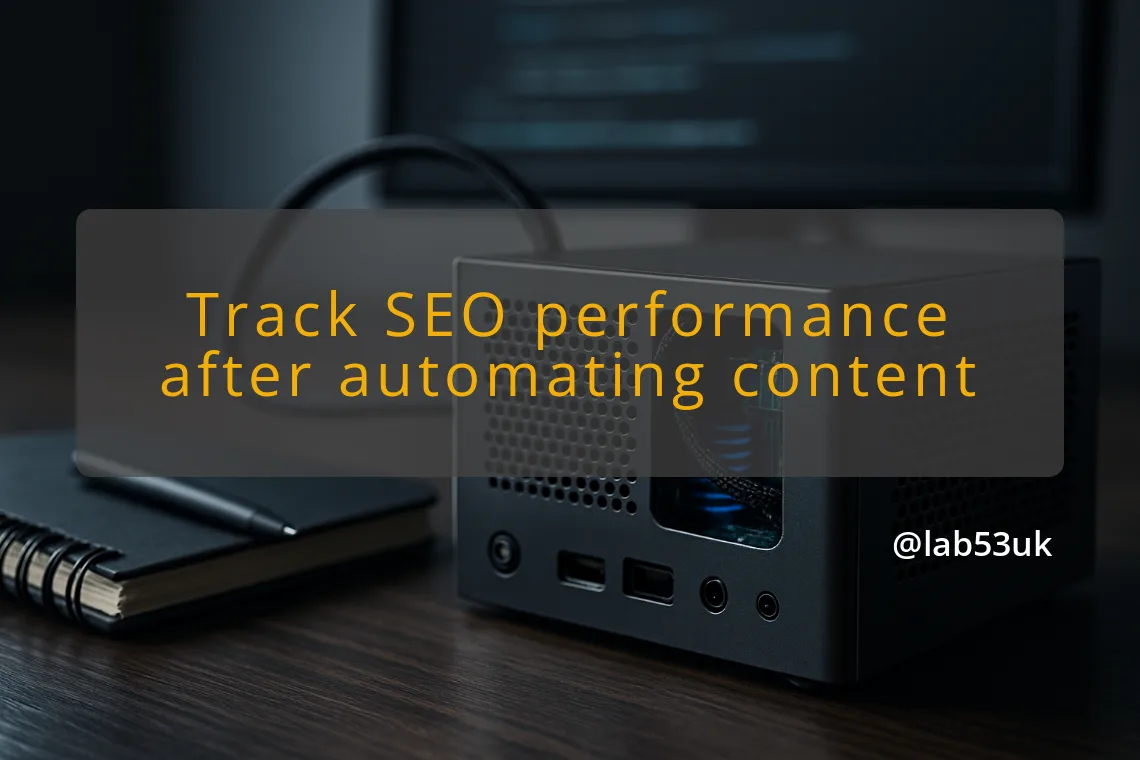img track seo performance after automating content seo automation