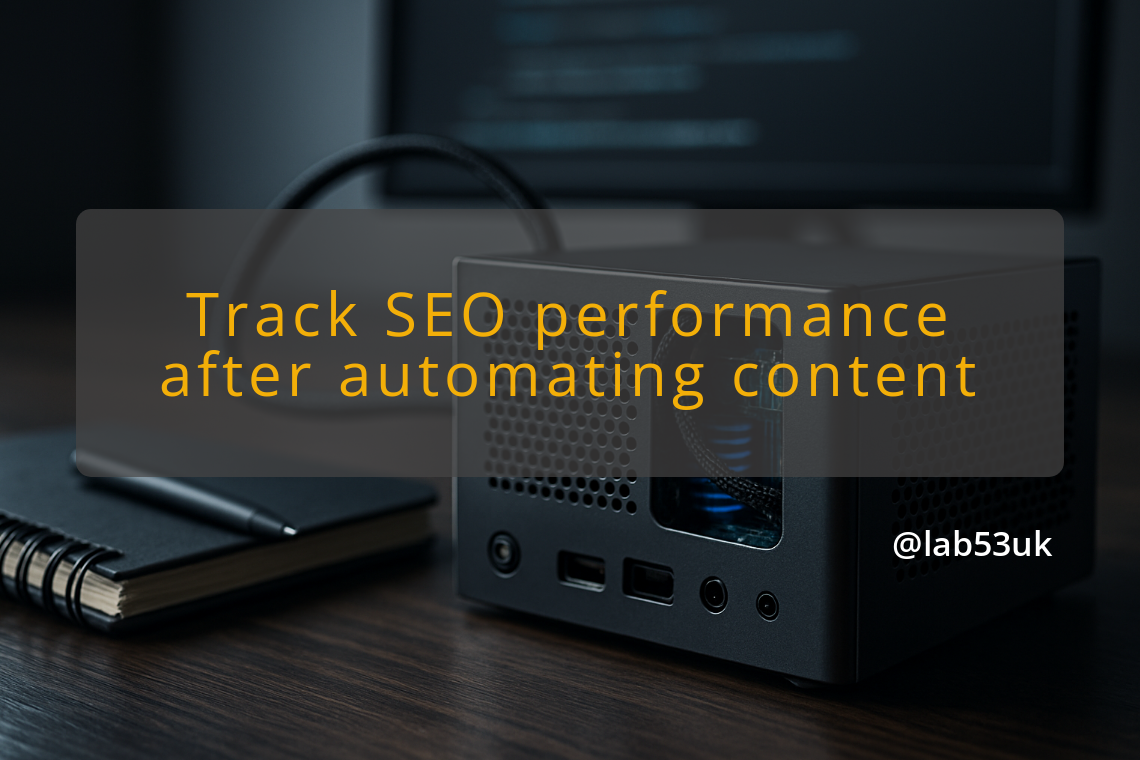 img track seo performance after automating content seo automation