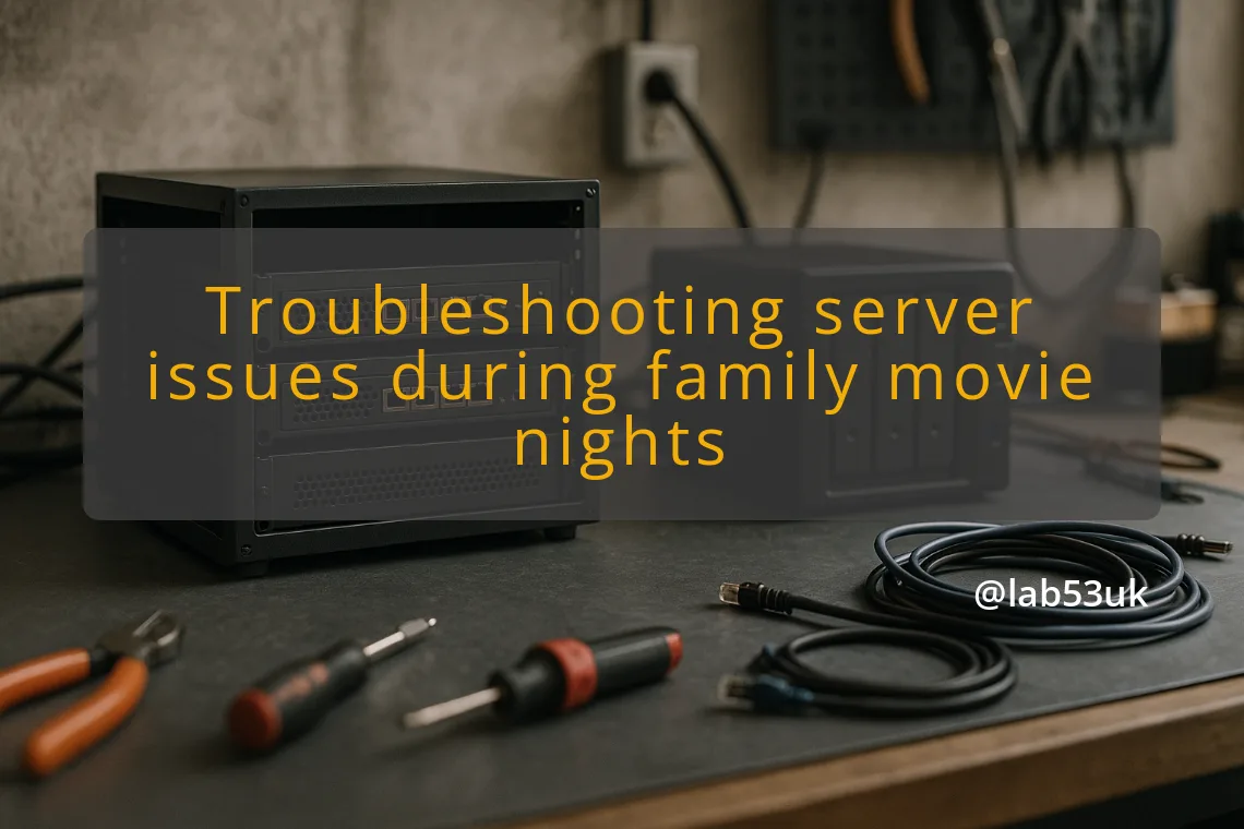 img troubleshooting server issues during family movie nights