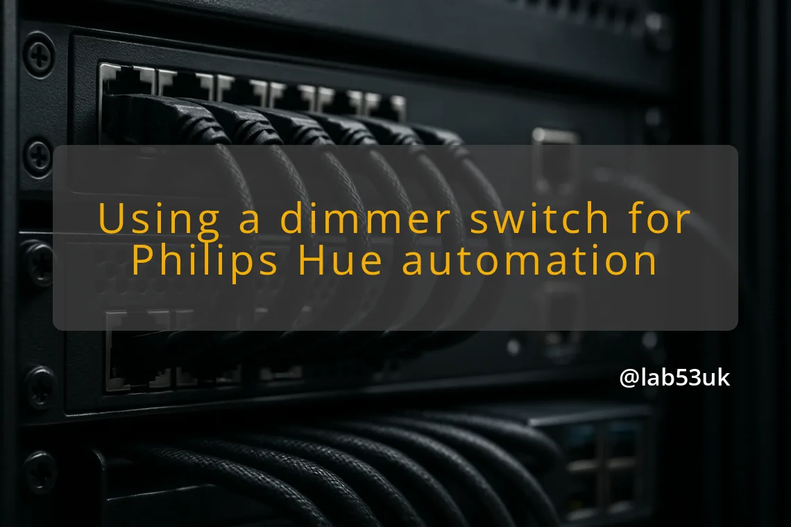 img using a dimmer switch for philips hue automation