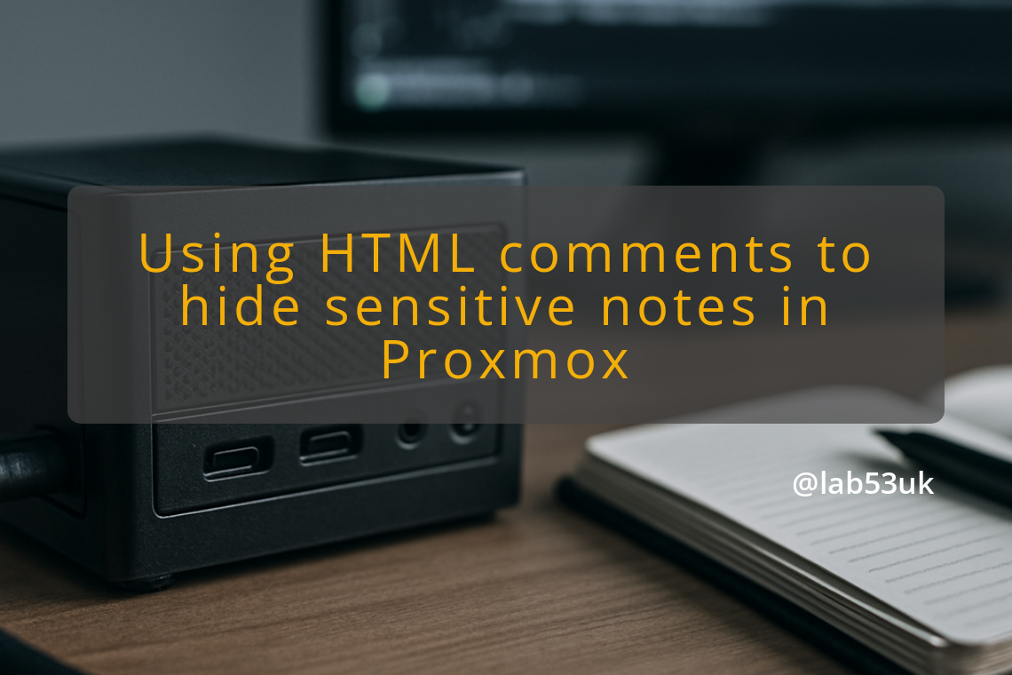 img using html comments to hide sensitive notes in proxmox proxmox notes html comments