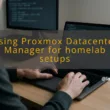 img using proxmox datacenter manager for homelab setups