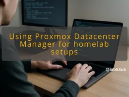 img using proxmox datacenter manager for homelab setups