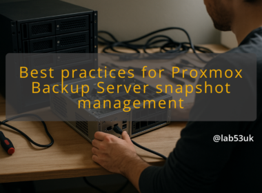 img best practices for proxmox backup server snapshot management