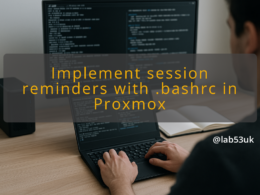 img implement session reminders with bashrc in proxmox proxmox ssh session monitoring