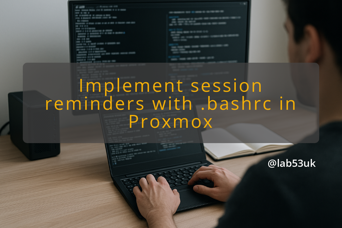 img implement session reminders with bashrc in proxmox proxmox ssh session monitoring