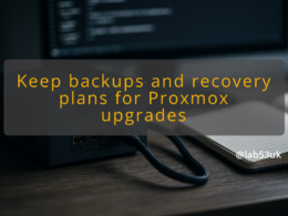 img keep backups and recovery plans for proxmox upgrades proxmox package management
