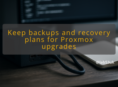 img keep backups and recovery plans for proxmox upgrades proxmox package management