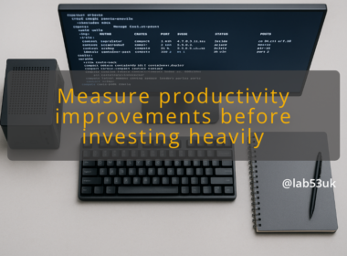 img measure productivity improvements before investing heavily ai strategy