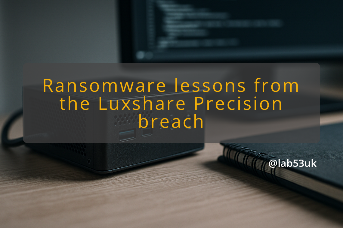 img ransomware lessons from the luxshare precision breach supply chain security