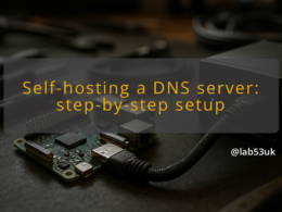 img self hosting a dns server step by step setup